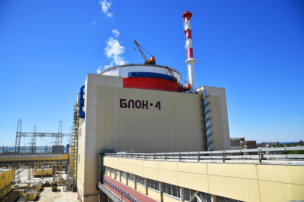 Ростовская АЭС: энергоблок №4 Ростовской АЭС остановлен для проведения регламентных работ