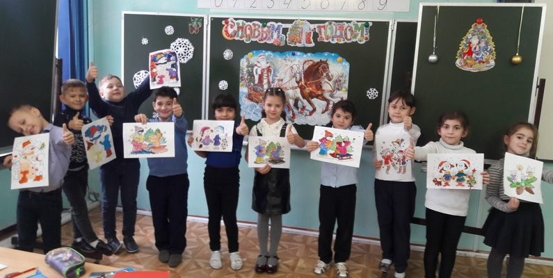 Новогодние колядки 1 класс Победа
