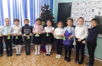 Новогодняя гирлянда Побединская СОШ