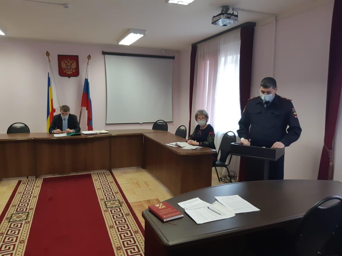 Заседание постоянно действующего координационного совещания по обеспечению правопорядка в Волгодонском районе