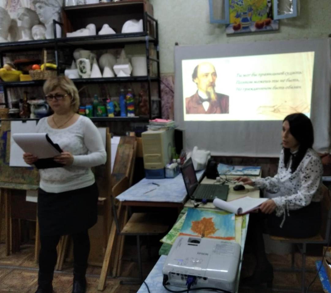 Библиотекари Рябичёвского отдела провели поэтическую программу к 200-летию со дня рождения Некрасова