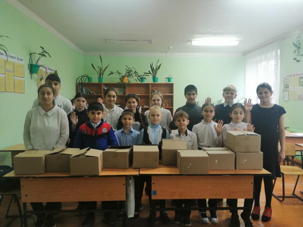 Акция ко Дню защитника Отечества «Посылка солдату» прошла в Прогрессовской школе