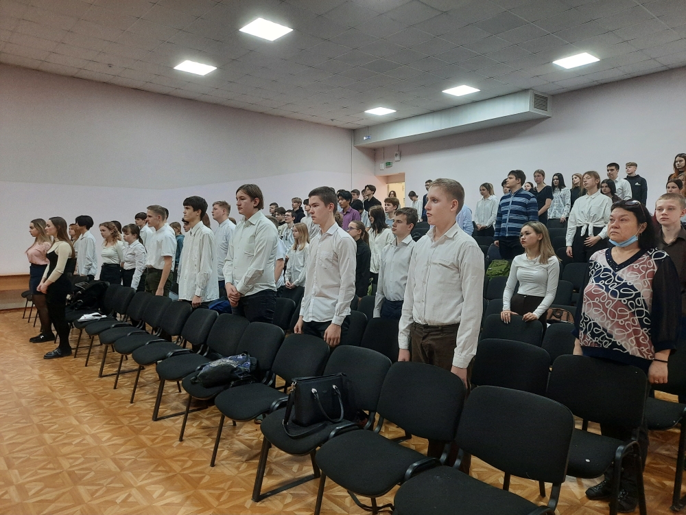 В Романовской школе прошёл Урок мужества, посвящённый Дню воинской славы России