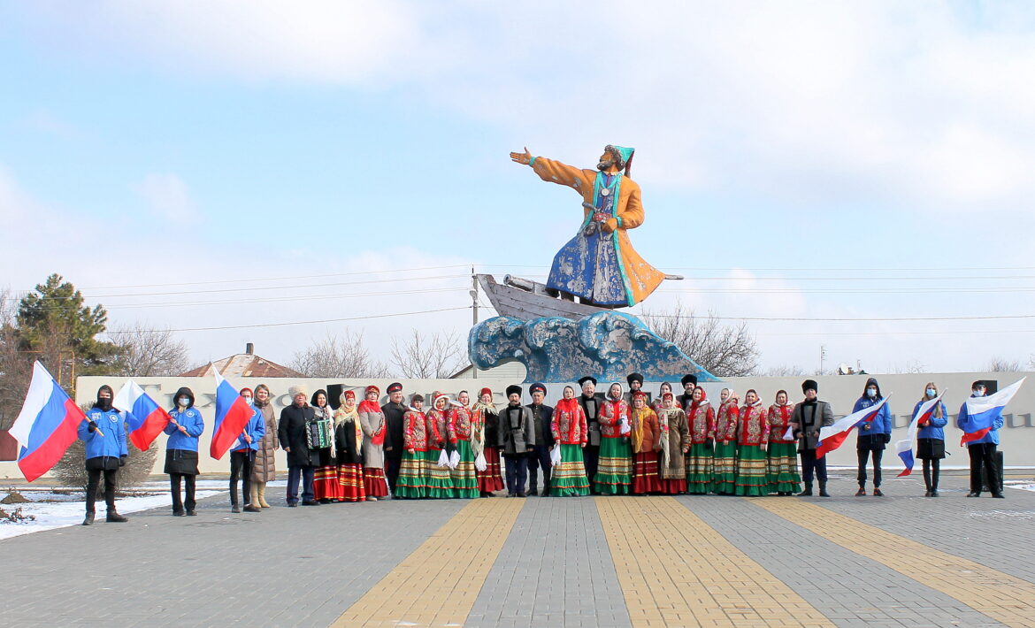 Празднование восьмой годовщины воссоединения России и Крыма в Волгодонском районе