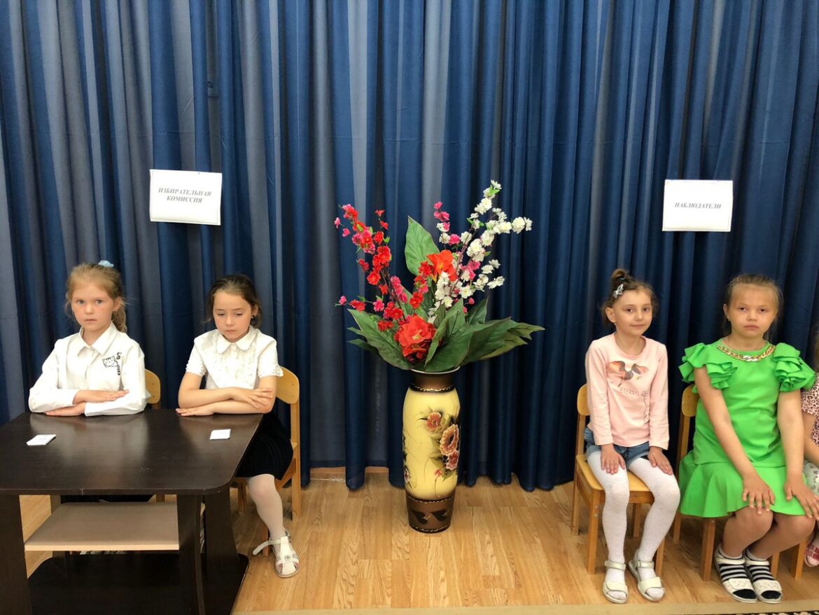В детском саду «Аленький цветочек» — будущие избиратели России