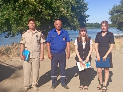 В Волгодонском районе продолжается профилактика несчастных случаев на воде