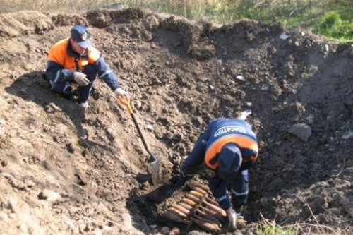 С начала года на территории Ростовской области обнаружено 294 боеприпаса времен Великой Отечественной