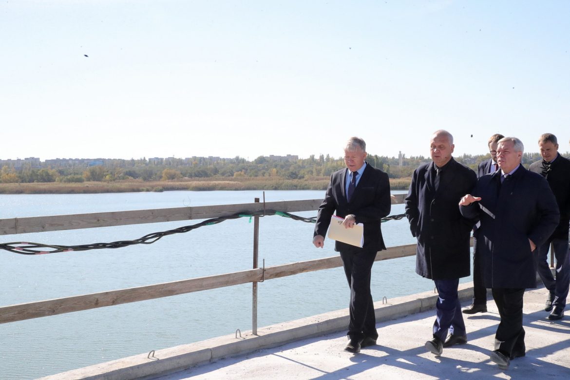 Мостовой переход через Сухо-Соленовскую балку в Волгодонске готов на 73%