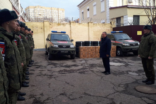 Ростовская область передала спецоборудование военнослужащим военной полиции