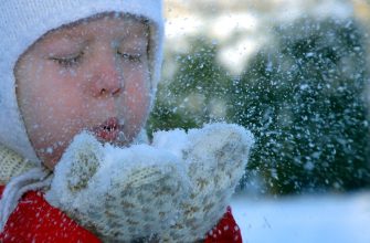 ребенок зимой