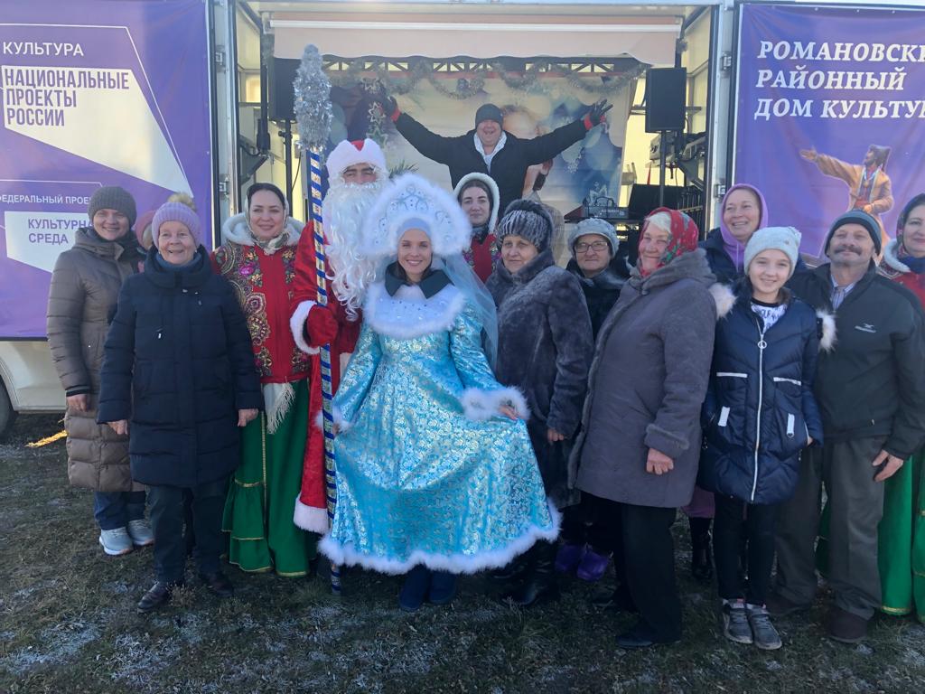 Жителям Волгодонского района подарили «Музыкальный снегопад»