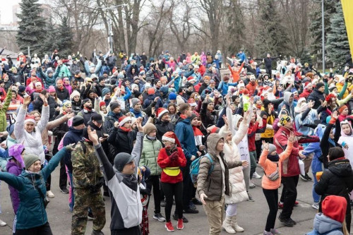 Две тысячи человек приняли участие в ежегодной акции «Побегай первого января»