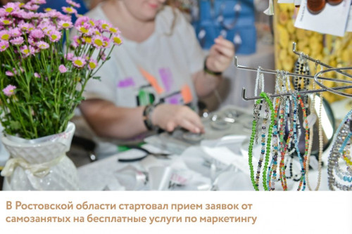 Услуги по маркетингу для самозанятых в Ростовской области – бесплатно