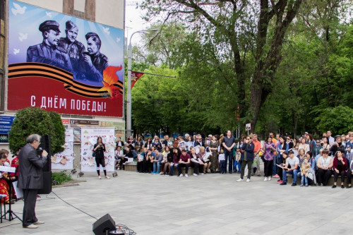 В День Победы на площадке перед Ростовской филармонией пройдёт праздничная акция #Победа_однанавсех
