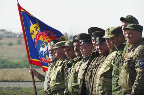 Более 500 казаков Всевеликого войска Донского принимают участие в военно-полевых сборах