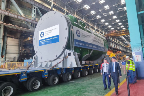 «Атоммаш» отгрузил корпус ядерного реактора для третьего энергоблока АЭС «Аккую» в Турции