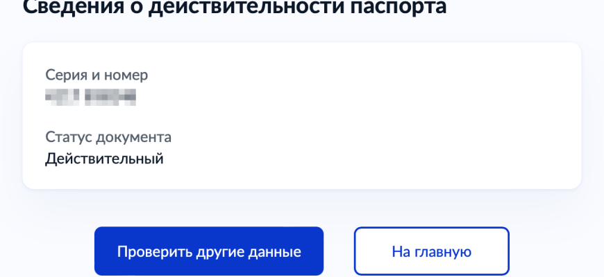 паспорт
