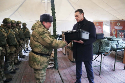 Росгвардейцам передали военно-техническую помощь ещё на 5 млн рублей