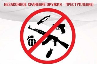 незаконное хранение оружия