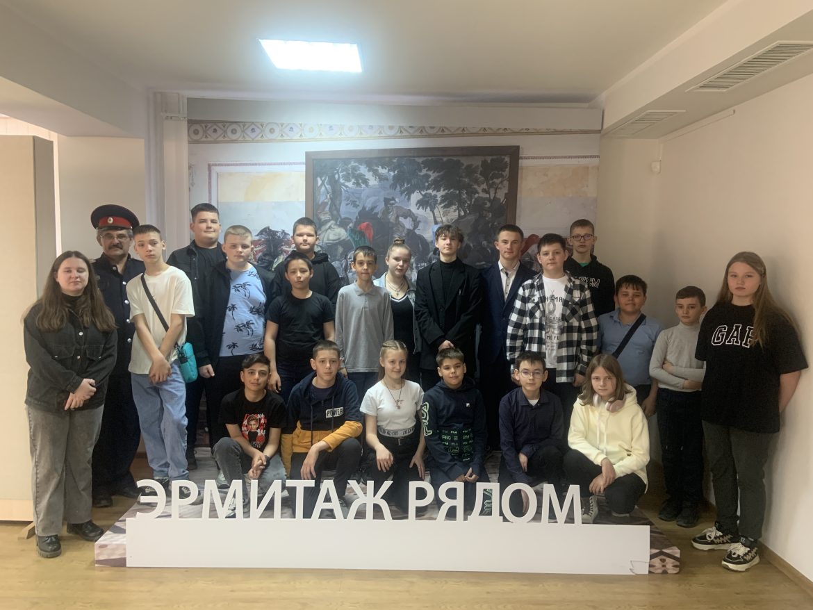 Донцы Рябичёвской казачьей школы посетили  эколого-исторический музей в Волгодонске