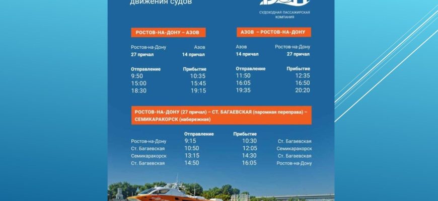 расписание
