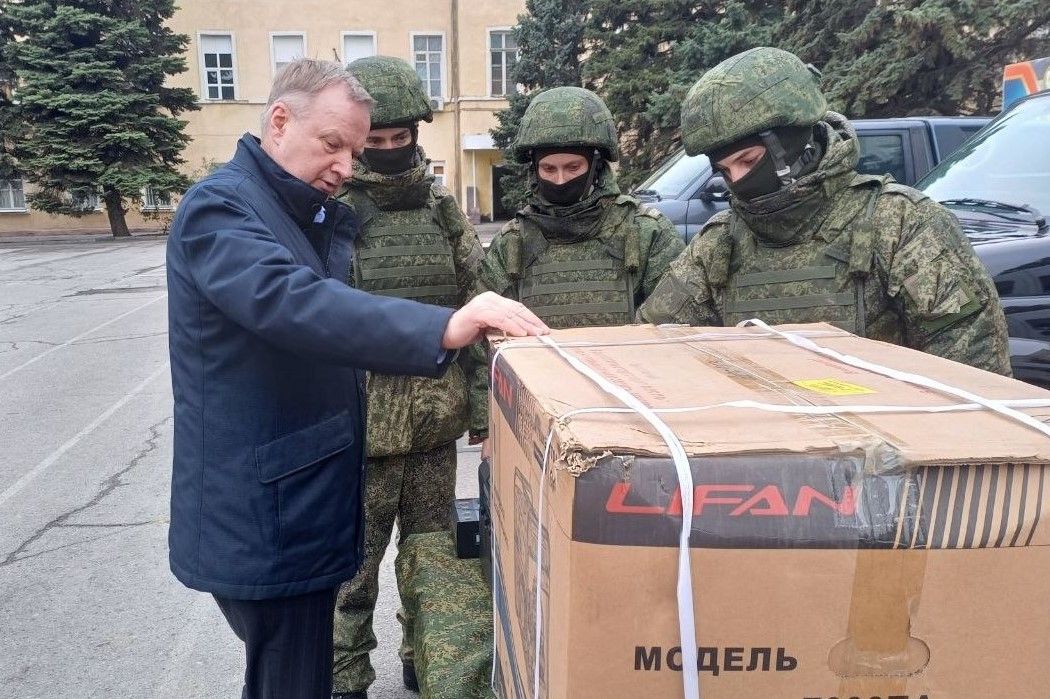 Очередная партия военно-технической помощи передана донским военнослужащим