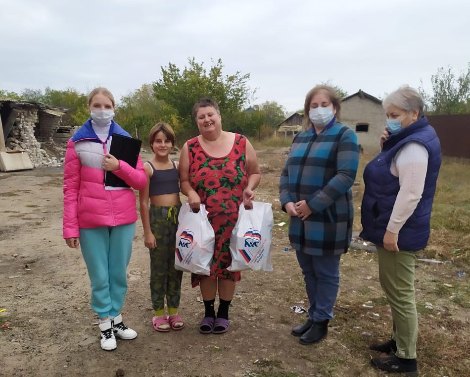 В Волгодонском районе единороссы оказали адресную помощь нуждающимся семьям