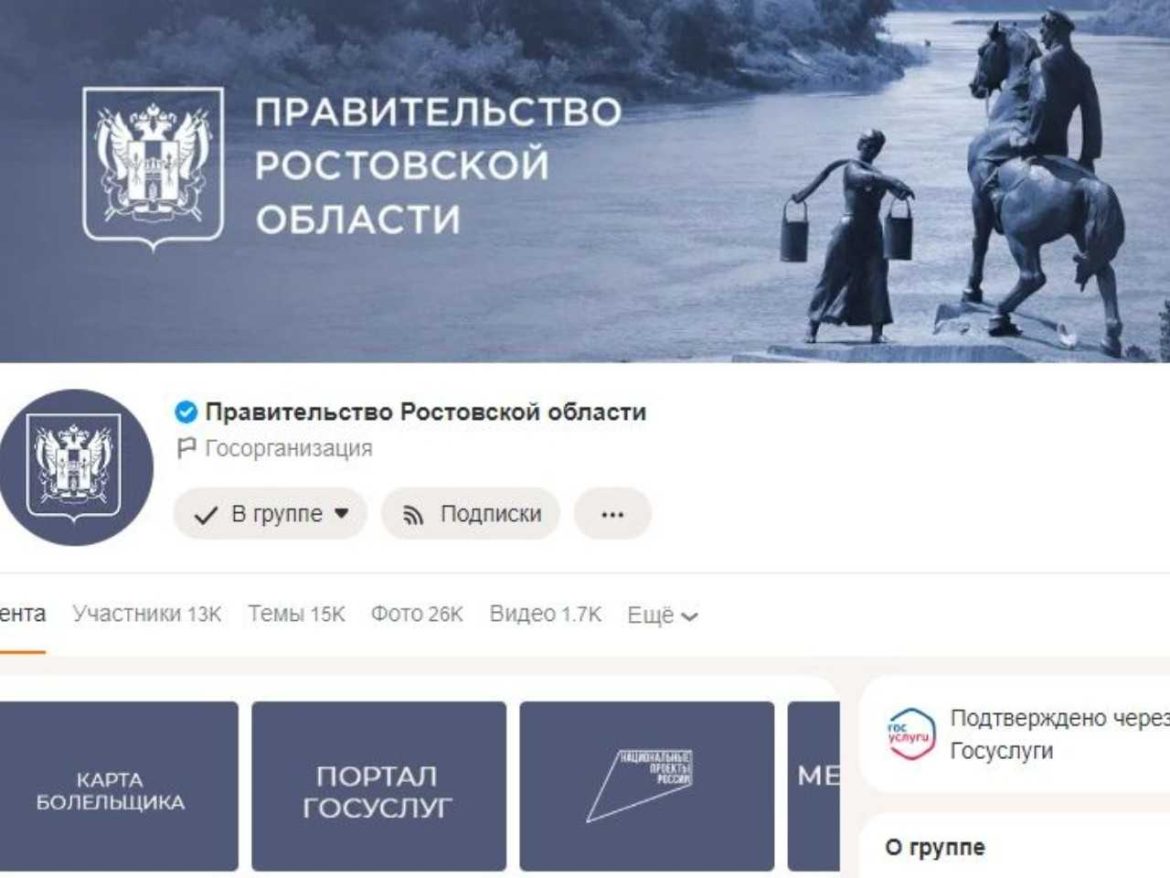 Три миллиона жителей Дона узнают важную информацию из госпабликов