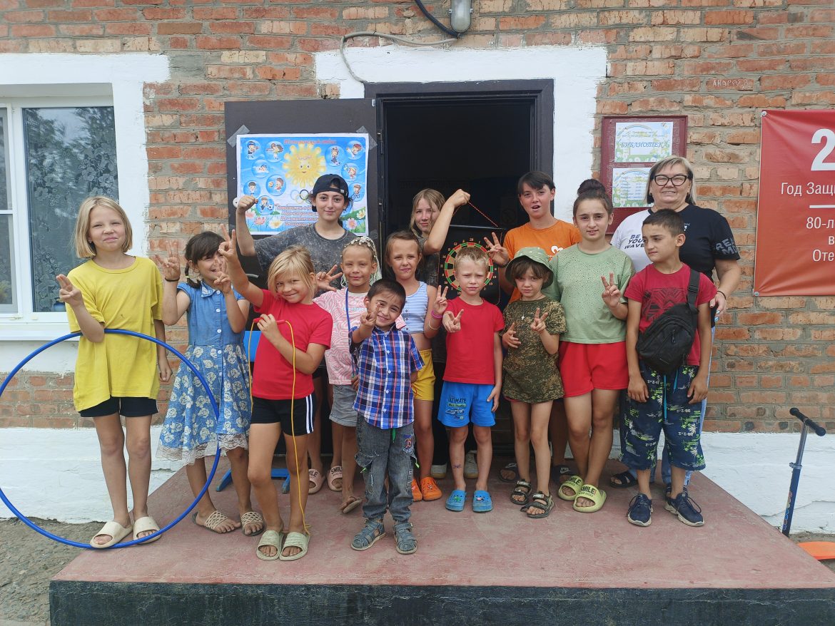 Спортивные состязания в хуторе Потапов