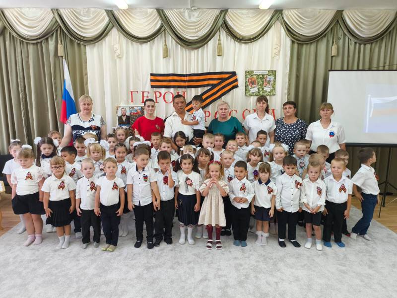 Герой СВО в гостях у воспитанников «Аленького цветочка»