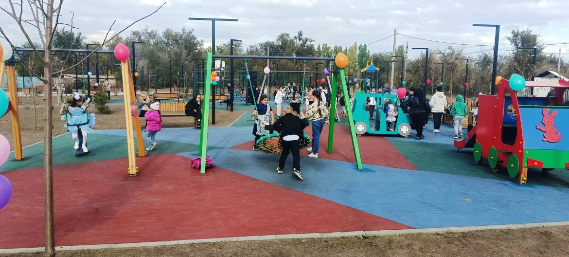 «Территория детства»: новая детская игровая площадка в Романовской