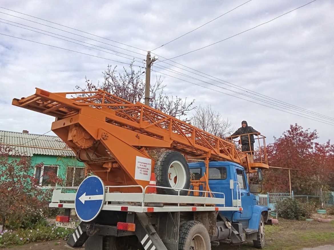 Ремонт уличного освещения завершили в двух посёлках Волгодонского района