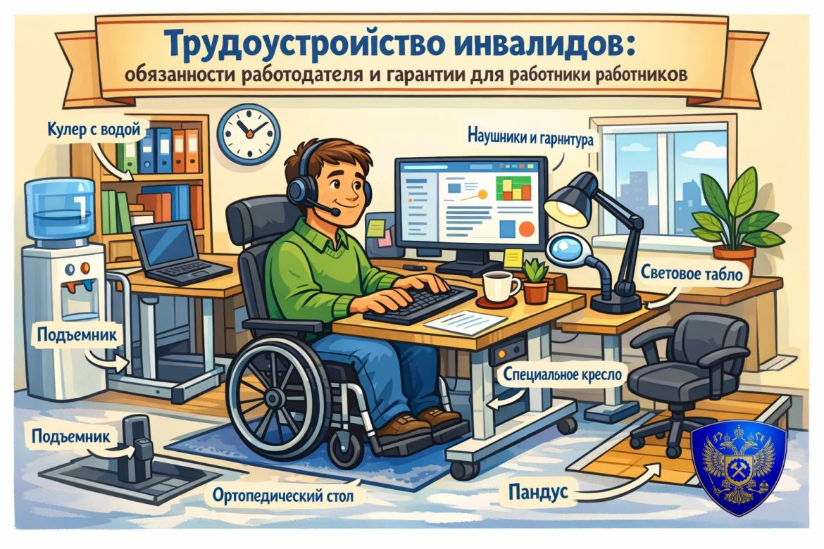 Трудоустройство инвалидов: обязанности работодателя и гарантии для работника