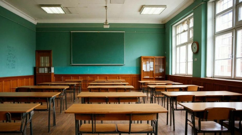 Школьники уходят на весенние каникулы