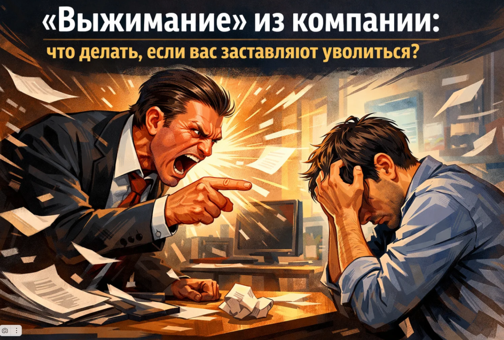 «Выжимание» из компании: что делать, если вас заставляют уволиться?