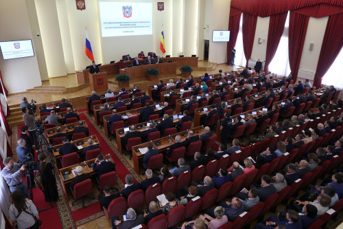 Юрий Слюсарь представит депутатам Заксобрания отчет о работе правительства Ростовской области за 2025 год